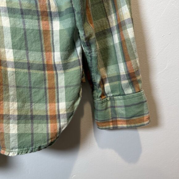 Ralph Lauren Denim & Supply RL Utility Green Plaid Shirt Women's Size Medium - Picture 6 of 11